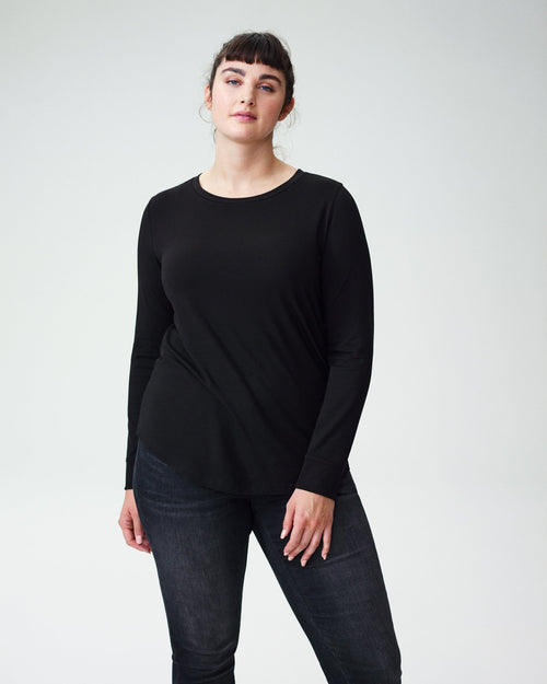 Long Sleeve Tee Rex  - Black