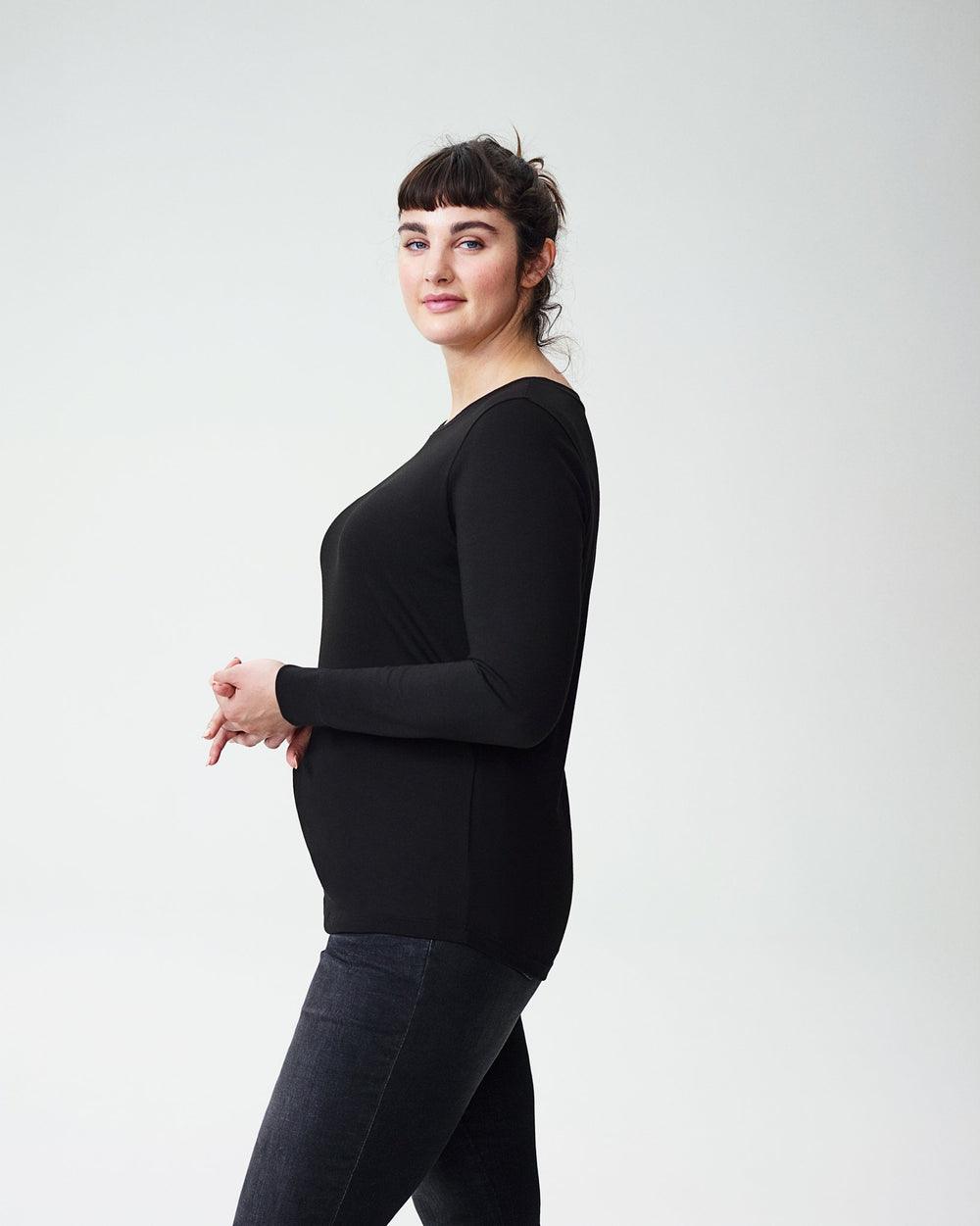 Long Sleeve Tee Rex  - Black