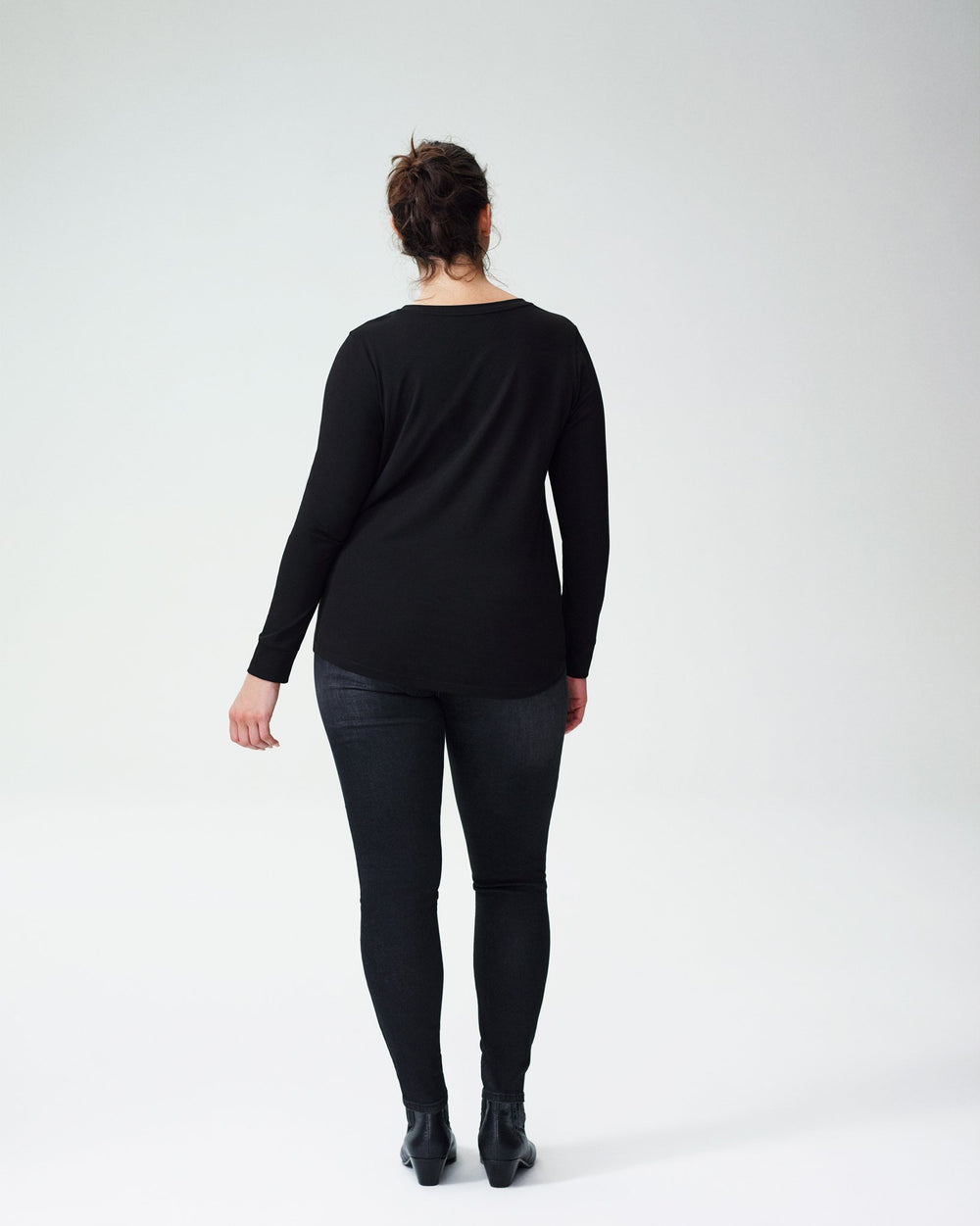 Long Sleeve Tee Rex  - Black