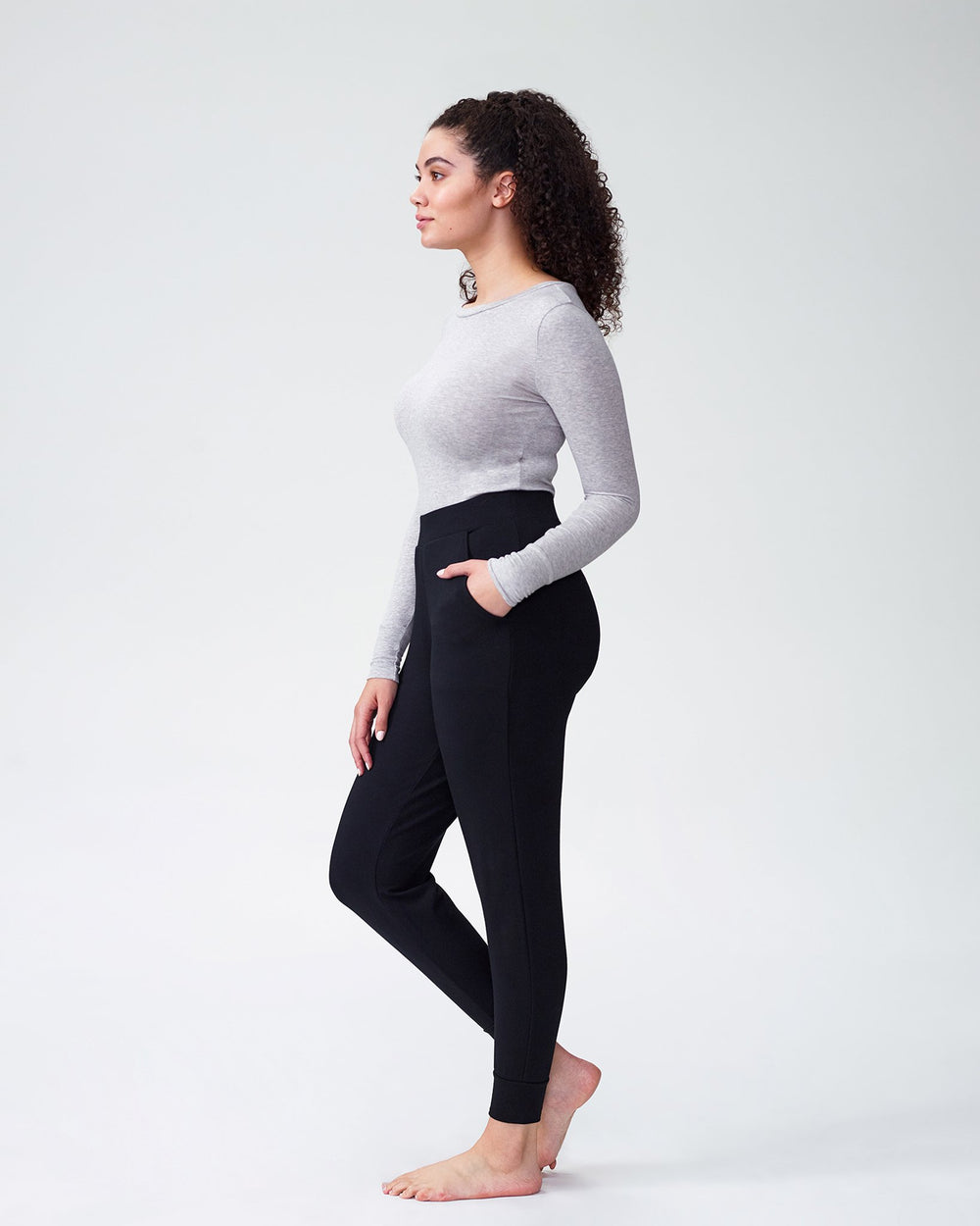 Hathaway Jersey Jogger Pants - Black