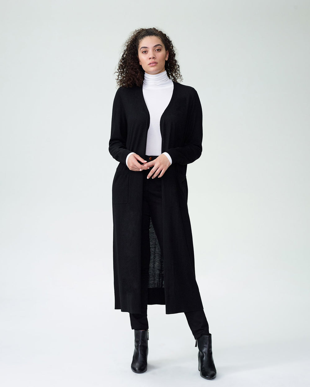 Lennox Long Sweater - Black