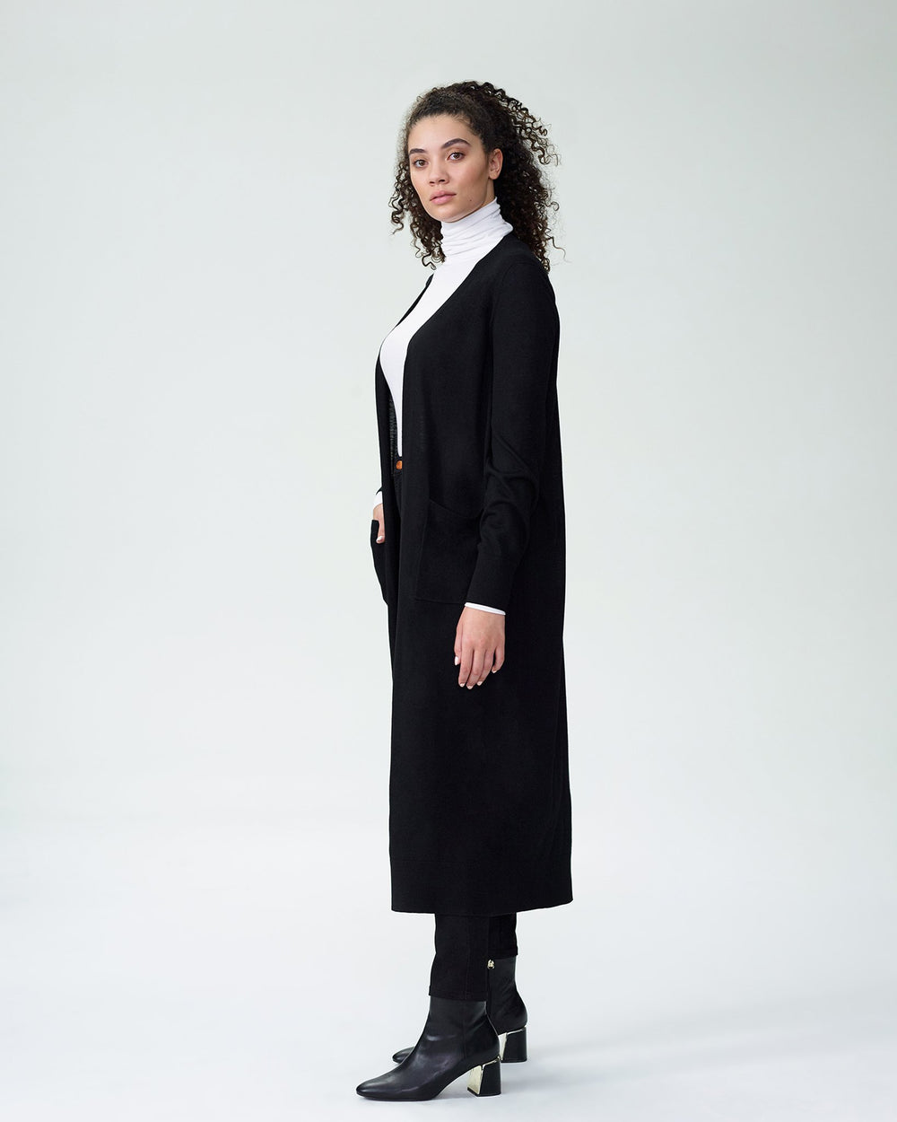 Lennox Long Sweater - Black