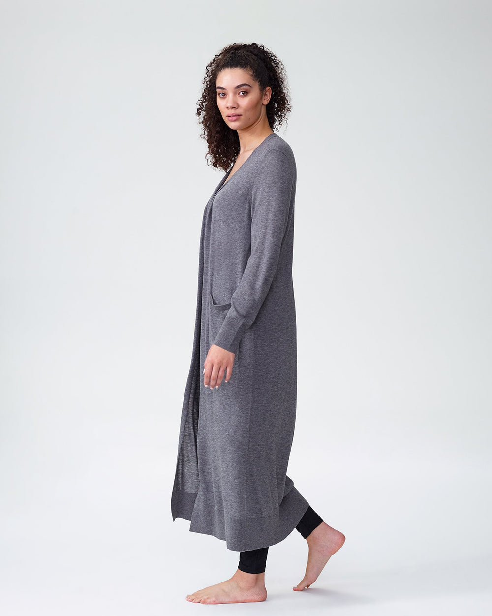 Lennox Long Sweater - Heather Grey