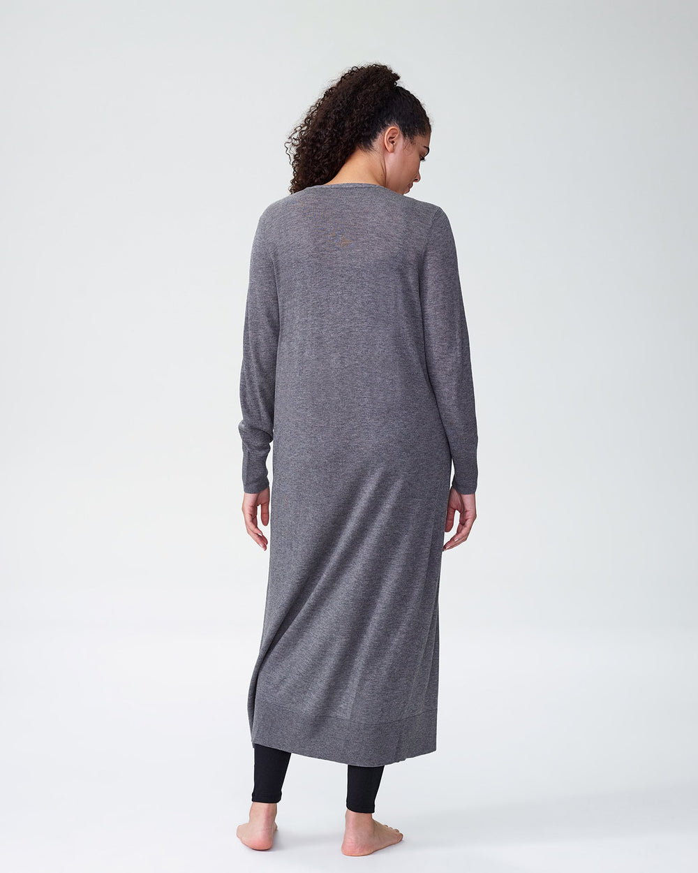 Lennox Long Sweater - Heather Grey