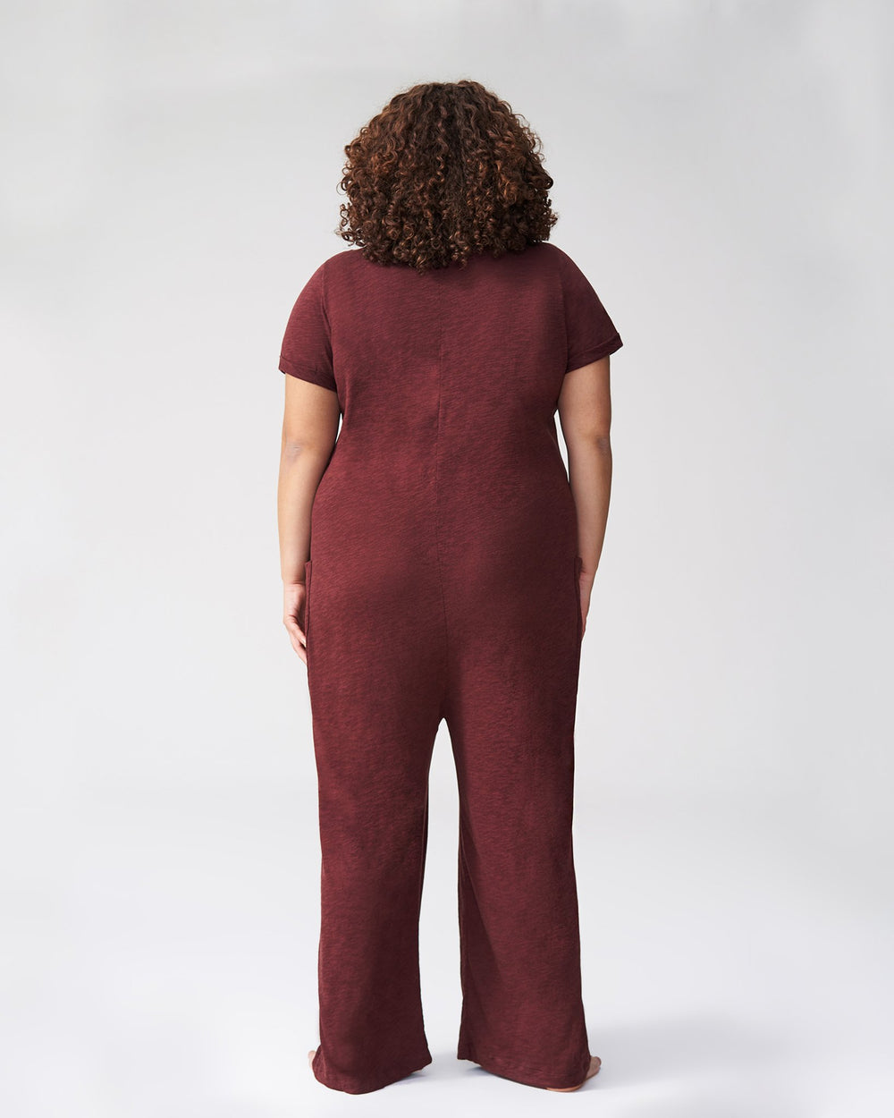 Holley Jersey Jumpsuit - Brown