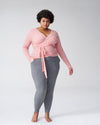 Billie Wrap Top - Rose