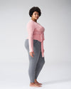 Billie Wrap Top - Rose