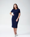 Mary Dress - Navy