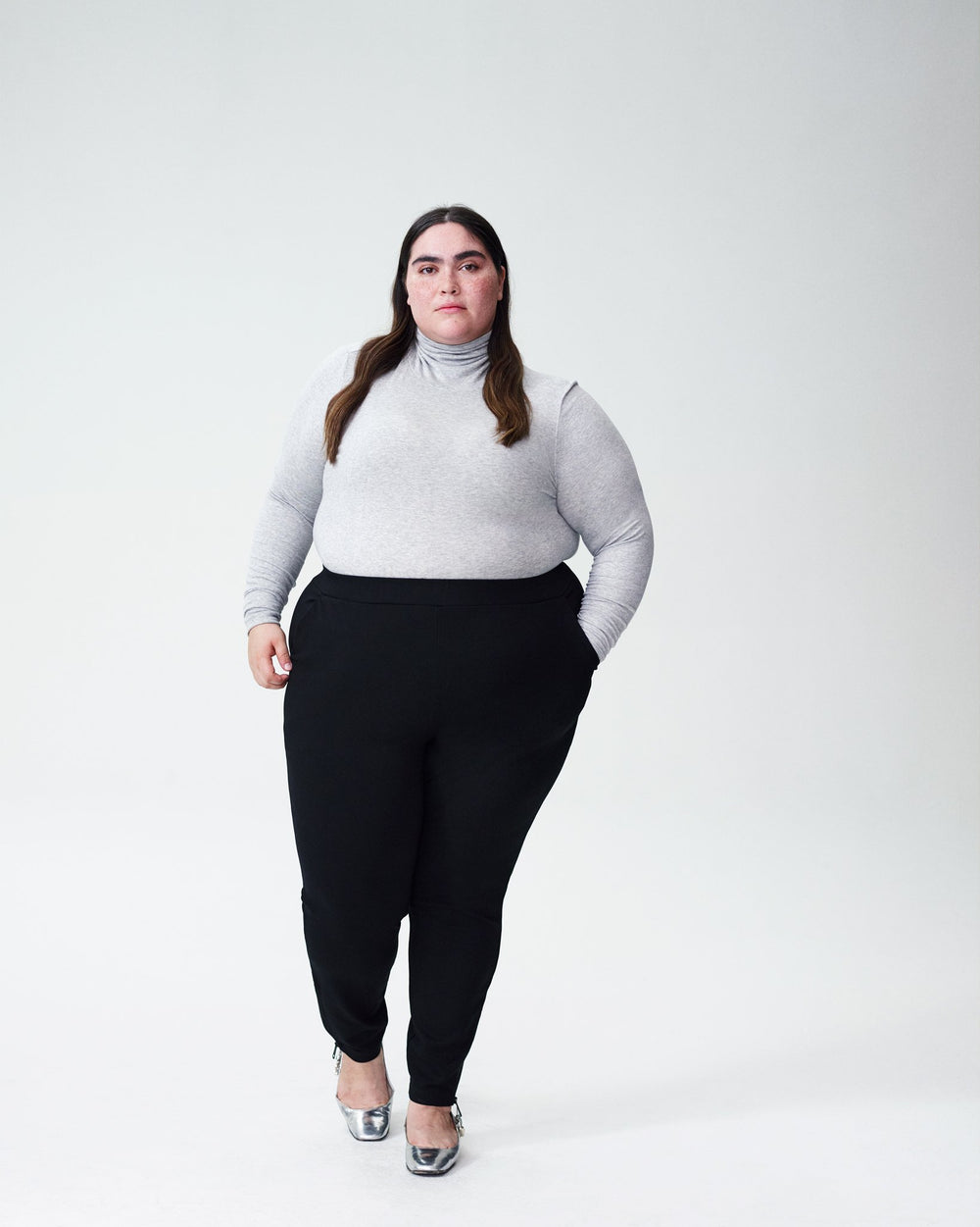 Moro Pocket Ponte Pants - Black