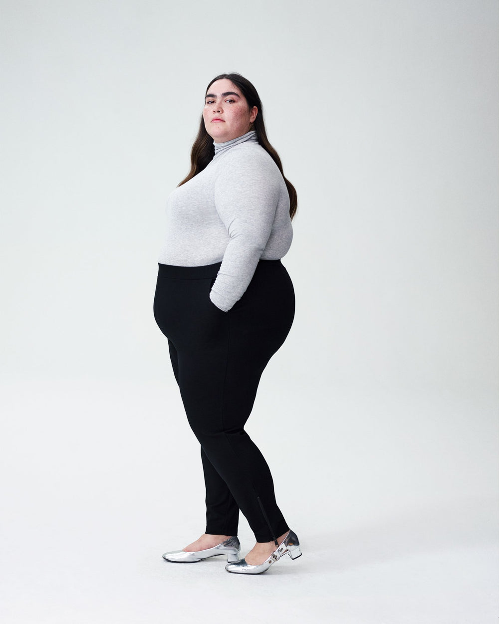 Moro Pocket Ponte Pants - Black