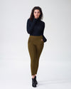 Moro Pocket Ponte Pants - Olive