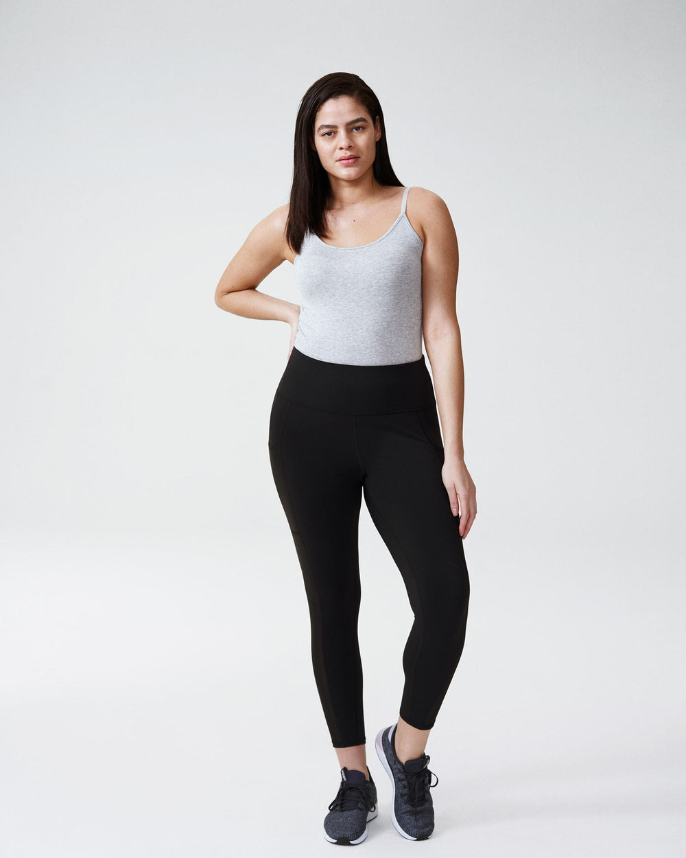 Movement Mesh Side Panel Leggings - Black