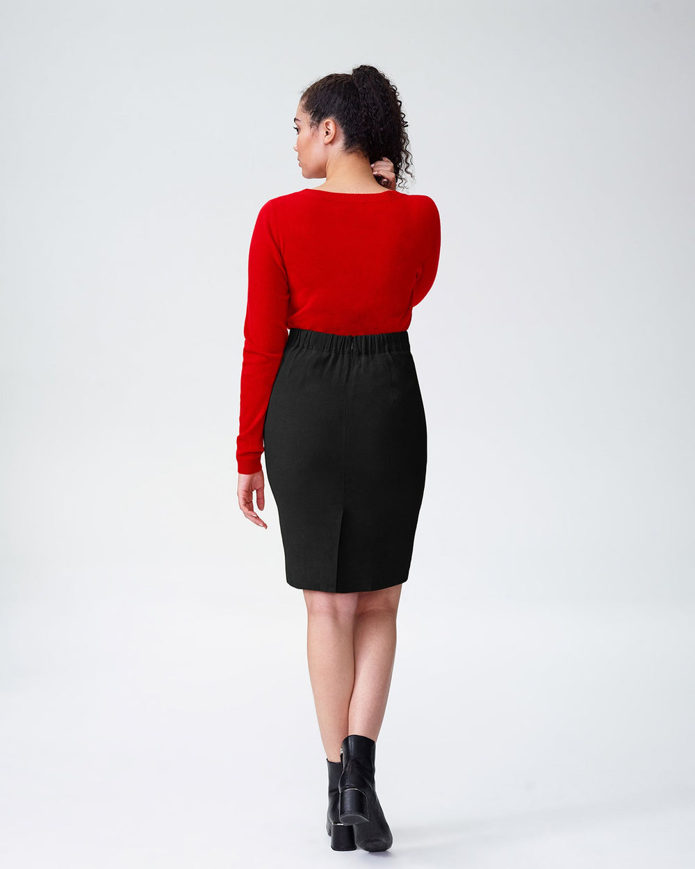 Bing Crepe Skirt - Black