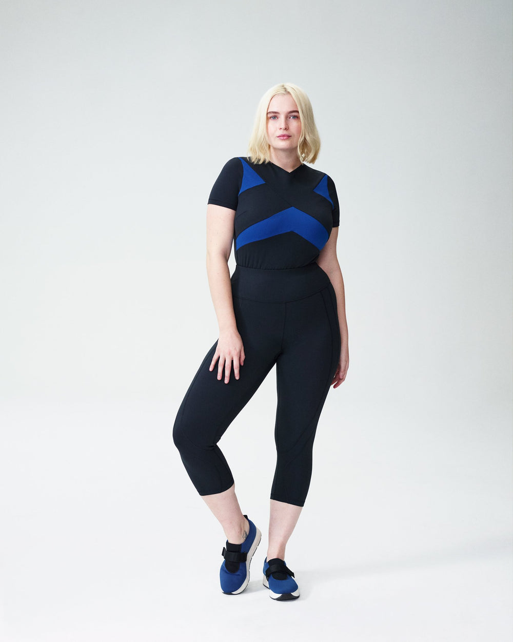 Pace Setter 3/4 Leggings - Black