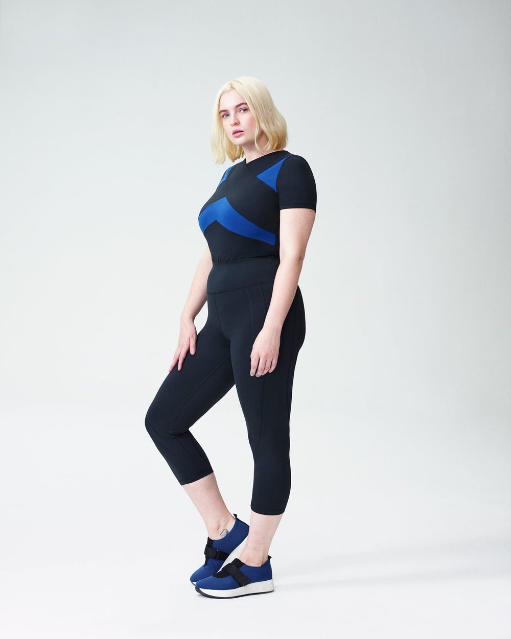 Pace Setter 3/4 Leggings - Black