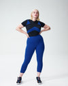 Pace Setter 3/4 Leggings - Royal Blue