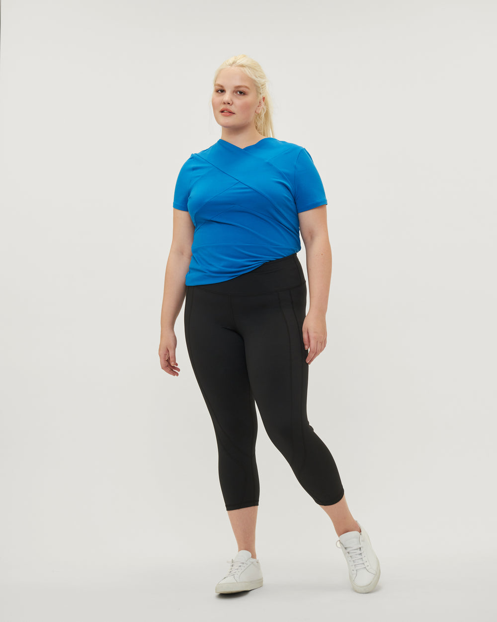 Pace Setter 3/4 Leggings - Black