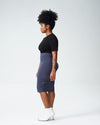 Petite Danube Heavyweight Jersey Skirt - Slate