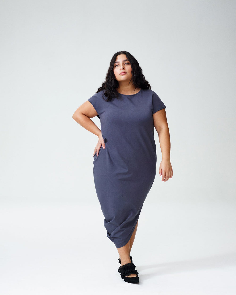 Petite Geneva Dress - Grey