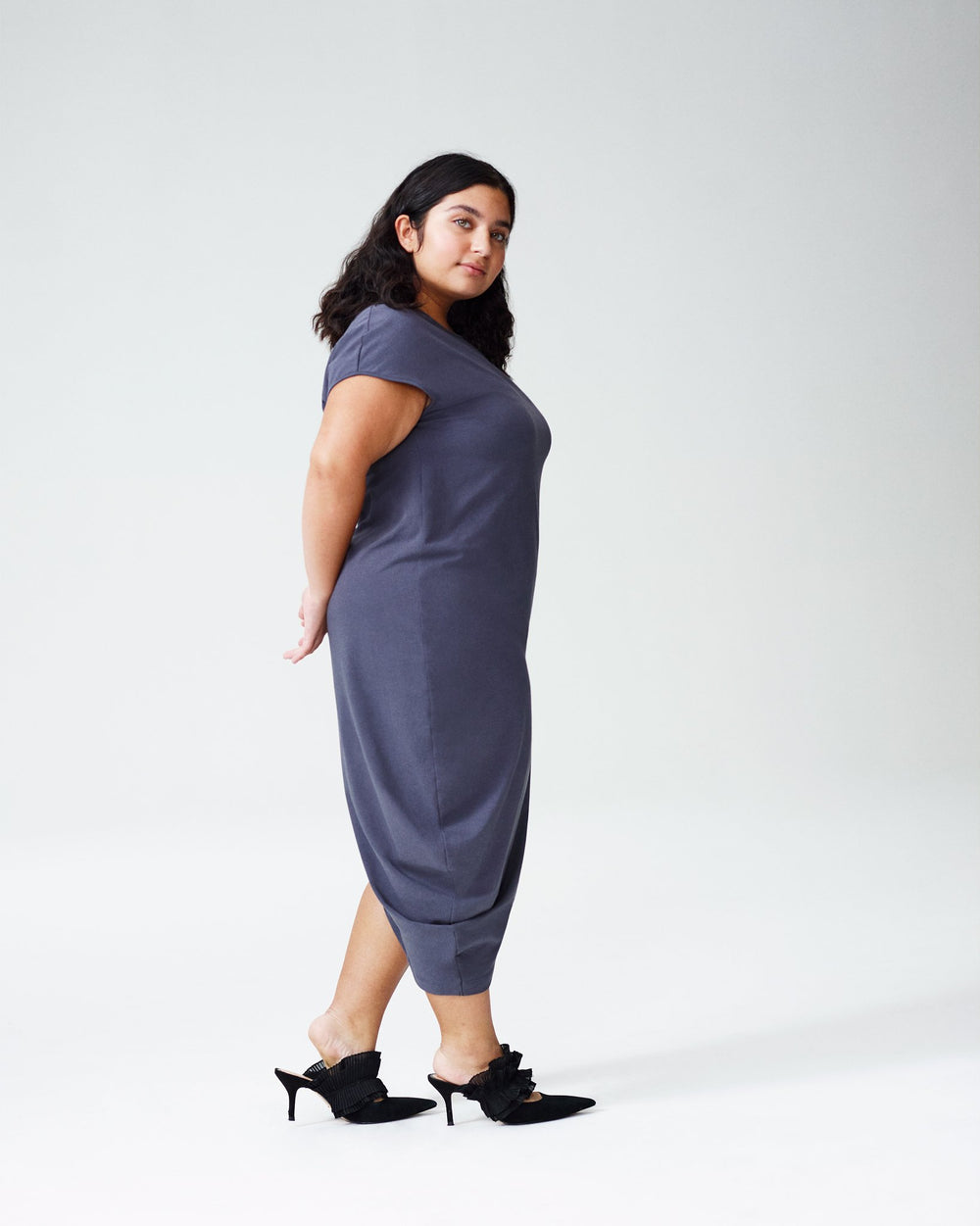 Petite Geneva Dress - Grey
