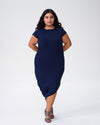 Petite Geneva Dress - Navy
