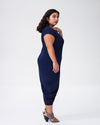 Petite Geneva Dress - Navy