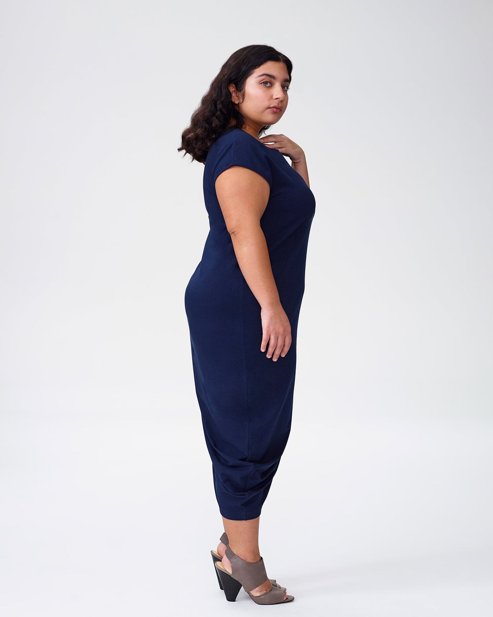 Petite Geneva Dress - Navy
