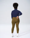 Petite Moro Pocket Ponte Pants - Olive