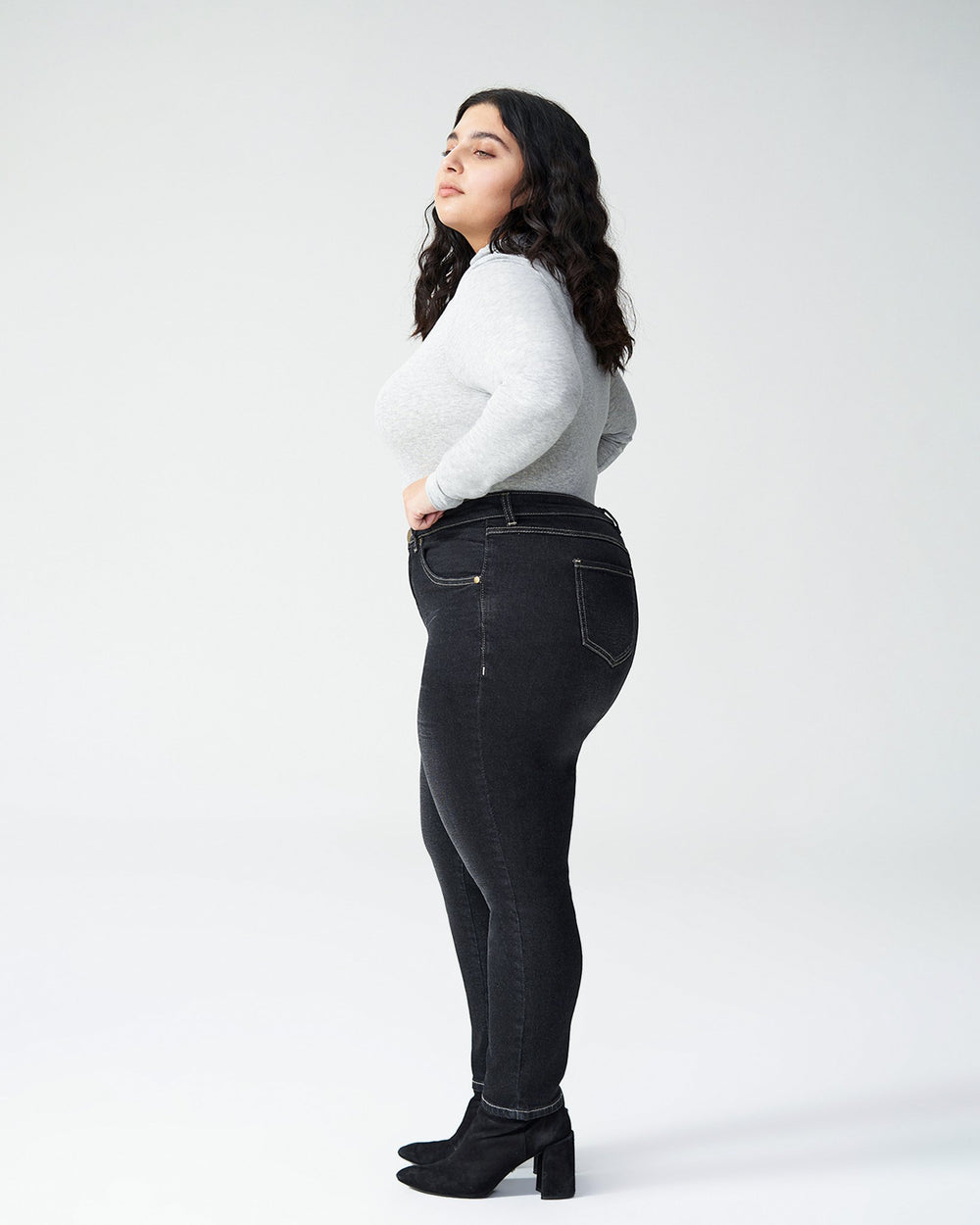 Seine Jeans Petite - Distressed Black