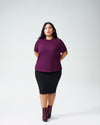 Petite Tee Rex - Eggplant