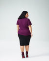 Petite Tee Rex - Eggplant