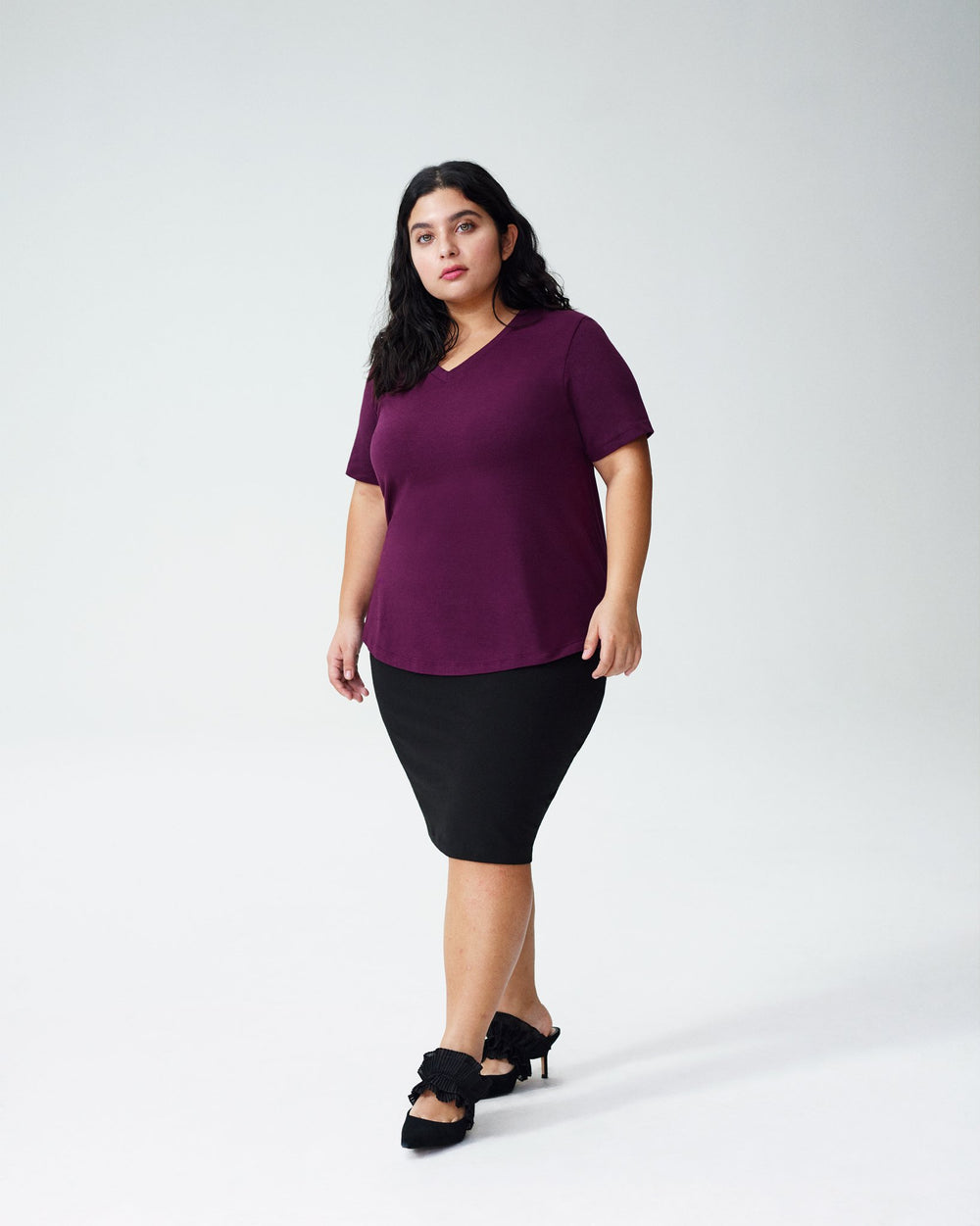 Petite V Rex - Eggplant