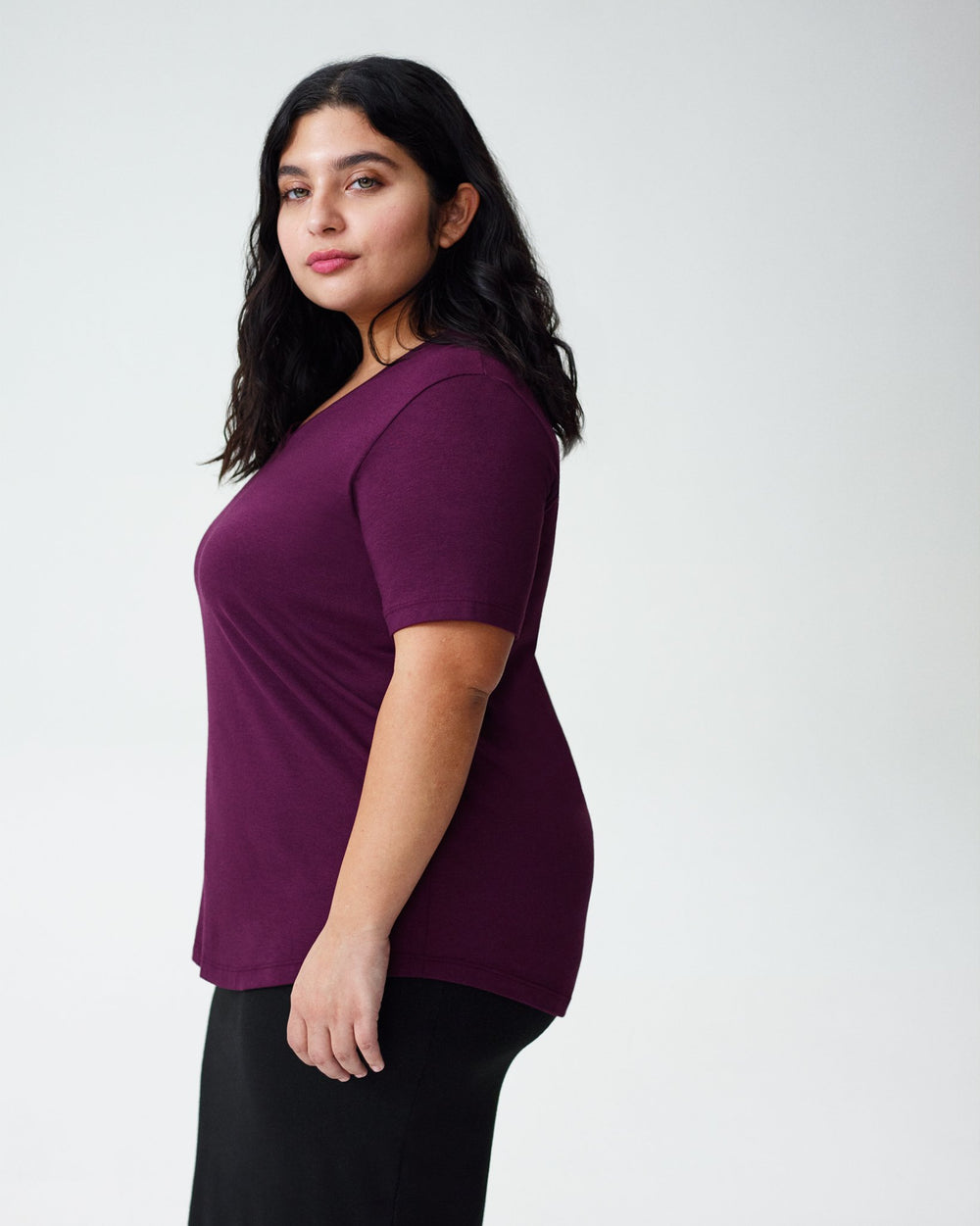 Petite V Rex - Eggplant