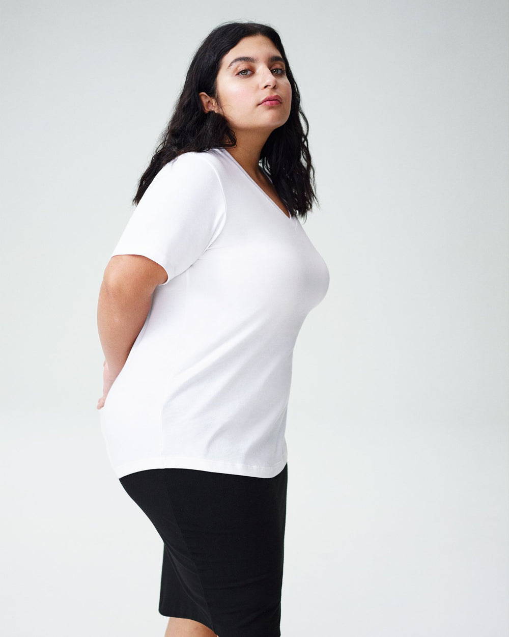 Petite V Rex - White