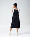 Prinia Pinafore Dress - Black