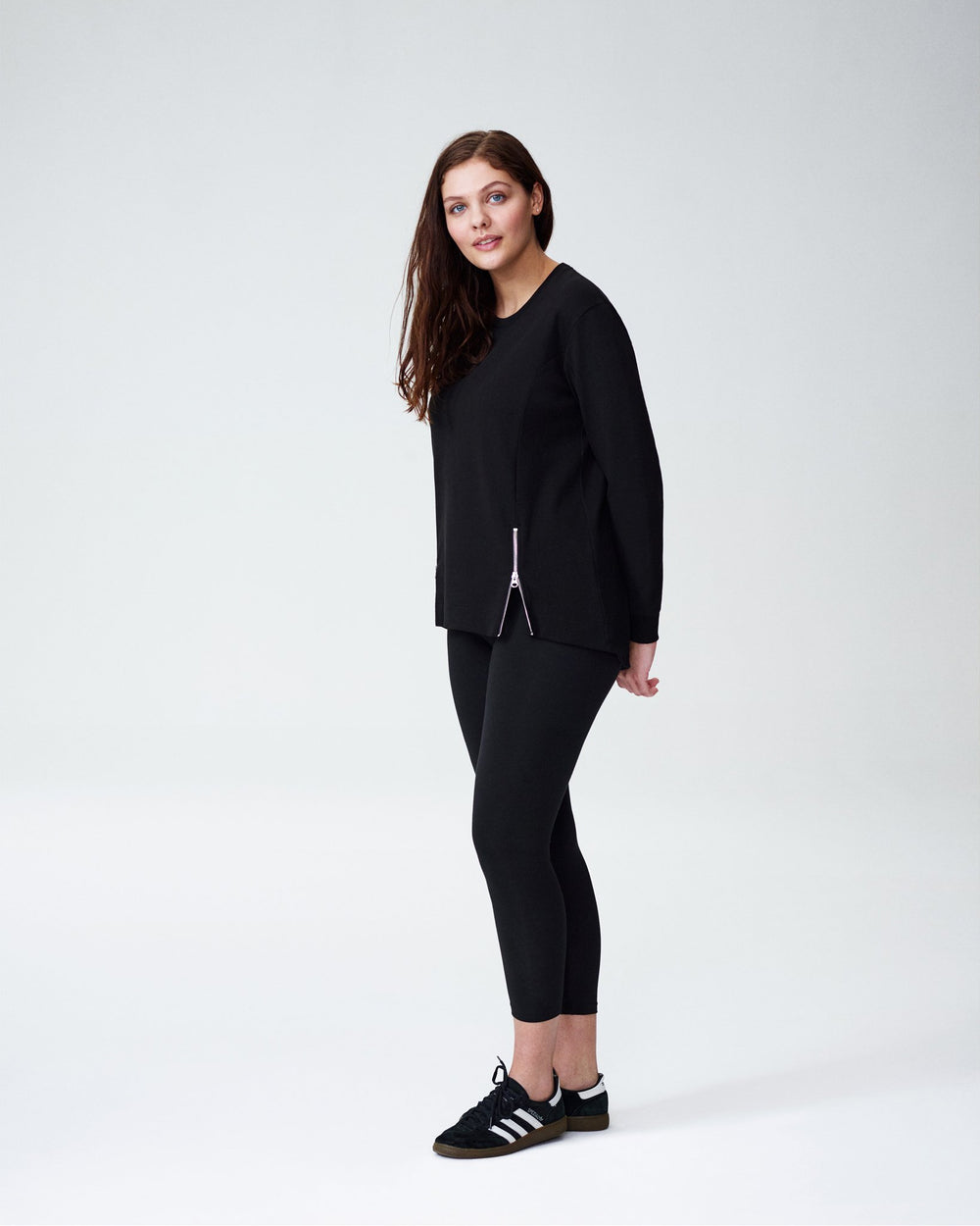 Roya Cropped Leggings 23 Inch - Black