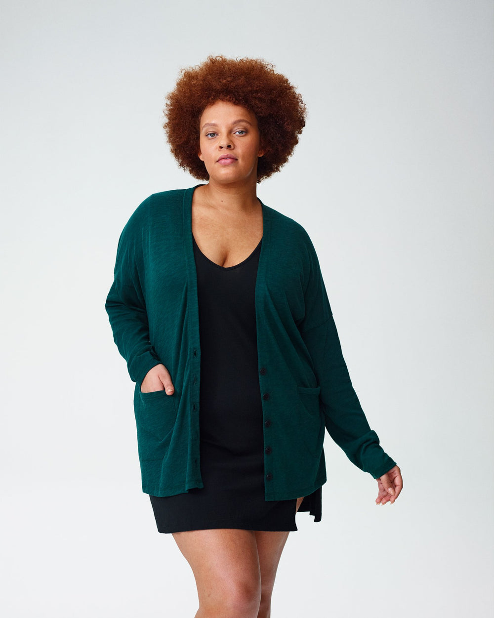 Seft Cardi - Hunter Green