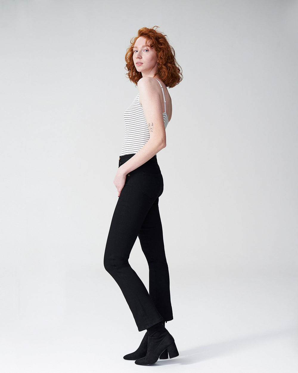 Seine Bootcut Jeans 32 inch - Solid Black