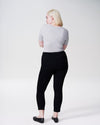 Seine Mid Rise Jeans 27 Inch - Solid Black