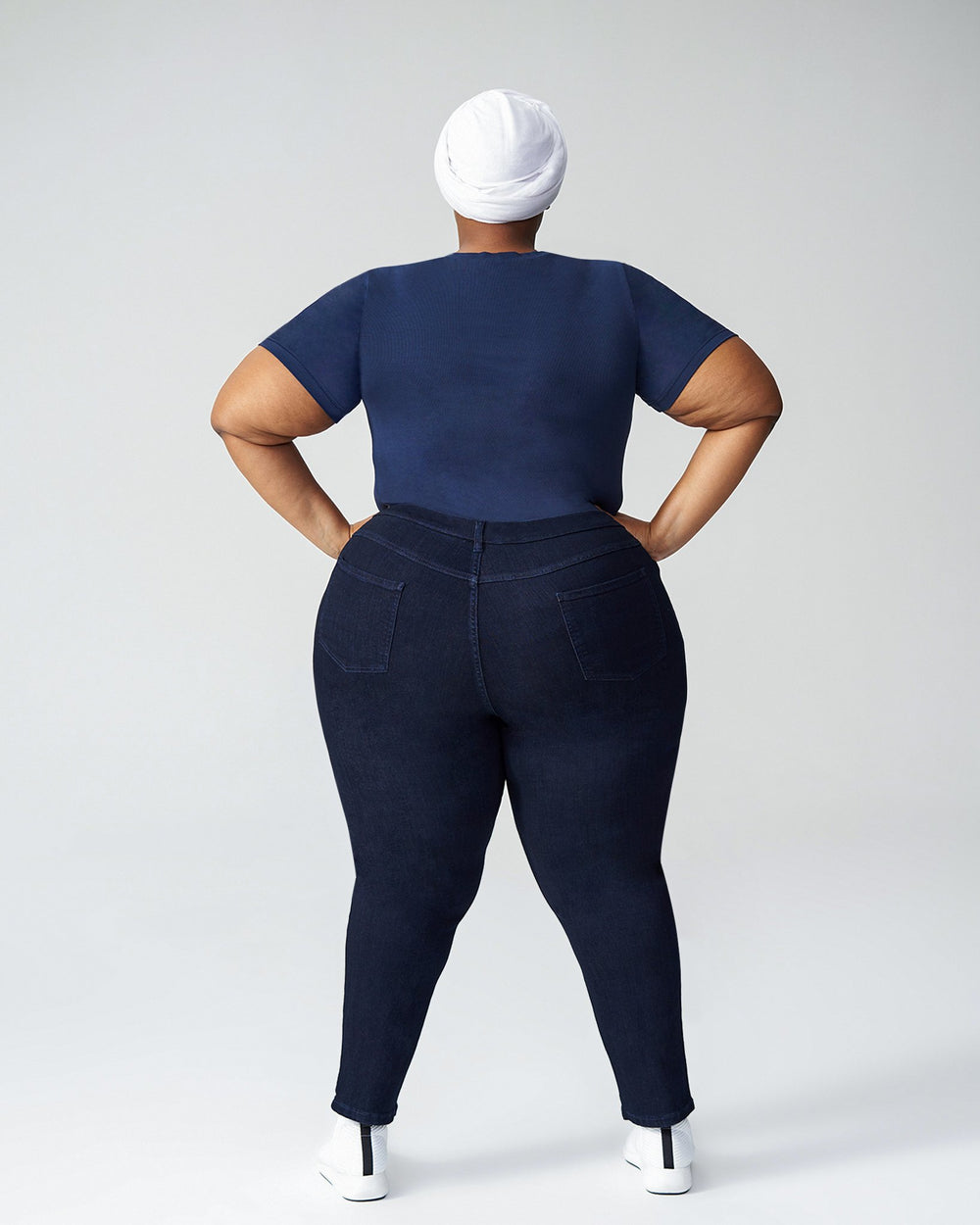 Seine Mid Rise Jeans 27 Inch - Dark Indigo