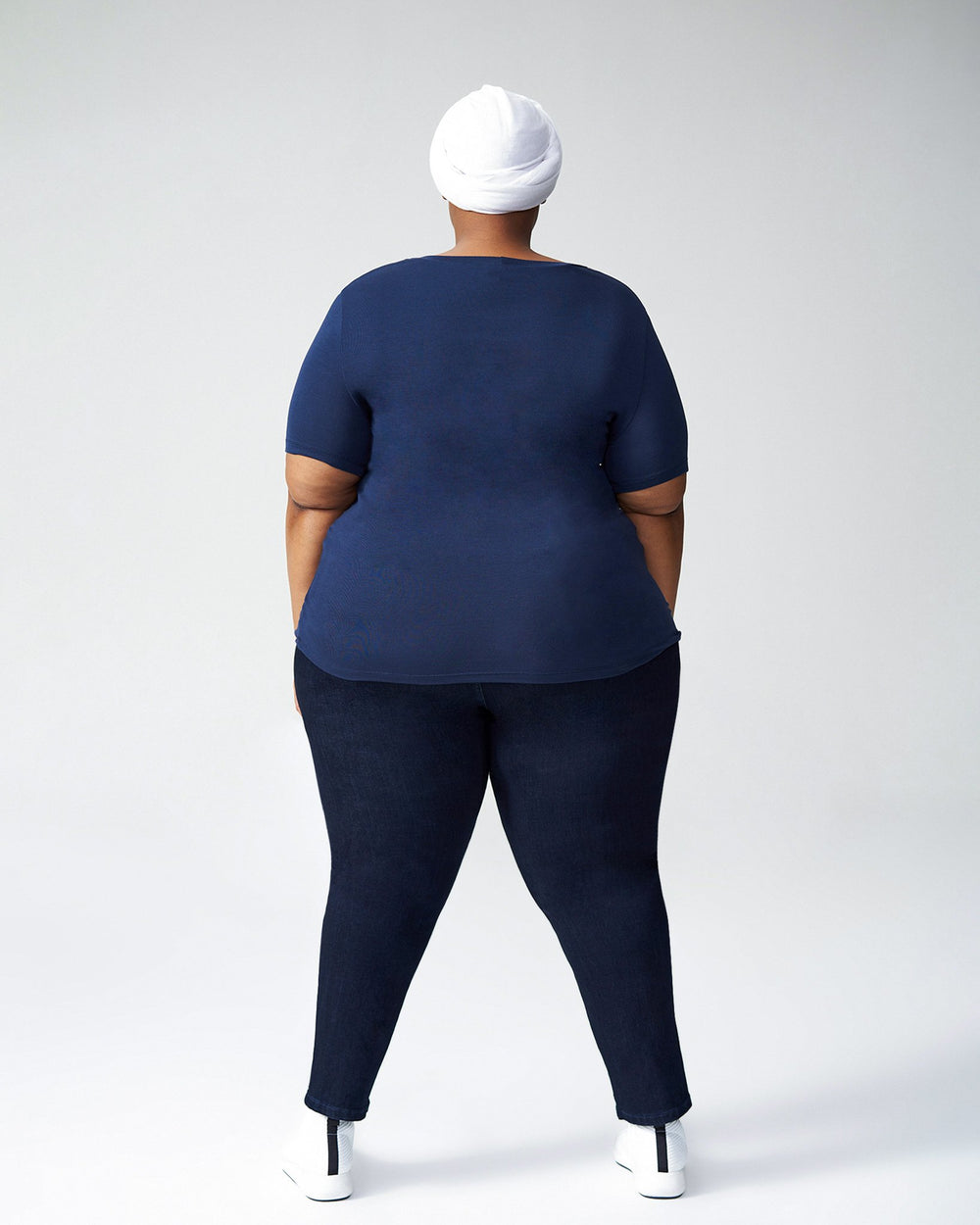 Foundation Short Sleeve Crew Neck Tee - Navy