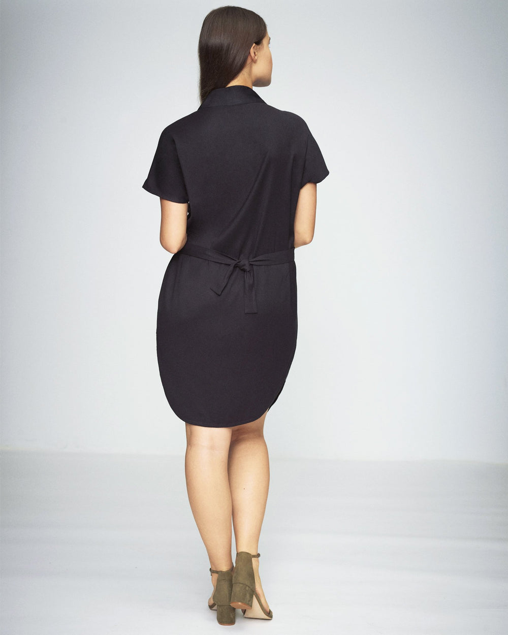 Priscilla Tie-Back Dress - Black