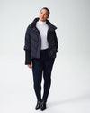 Tinos Short Puffer Jacket - Black