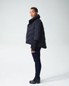 Tinos Short Puffer Jacket - Black