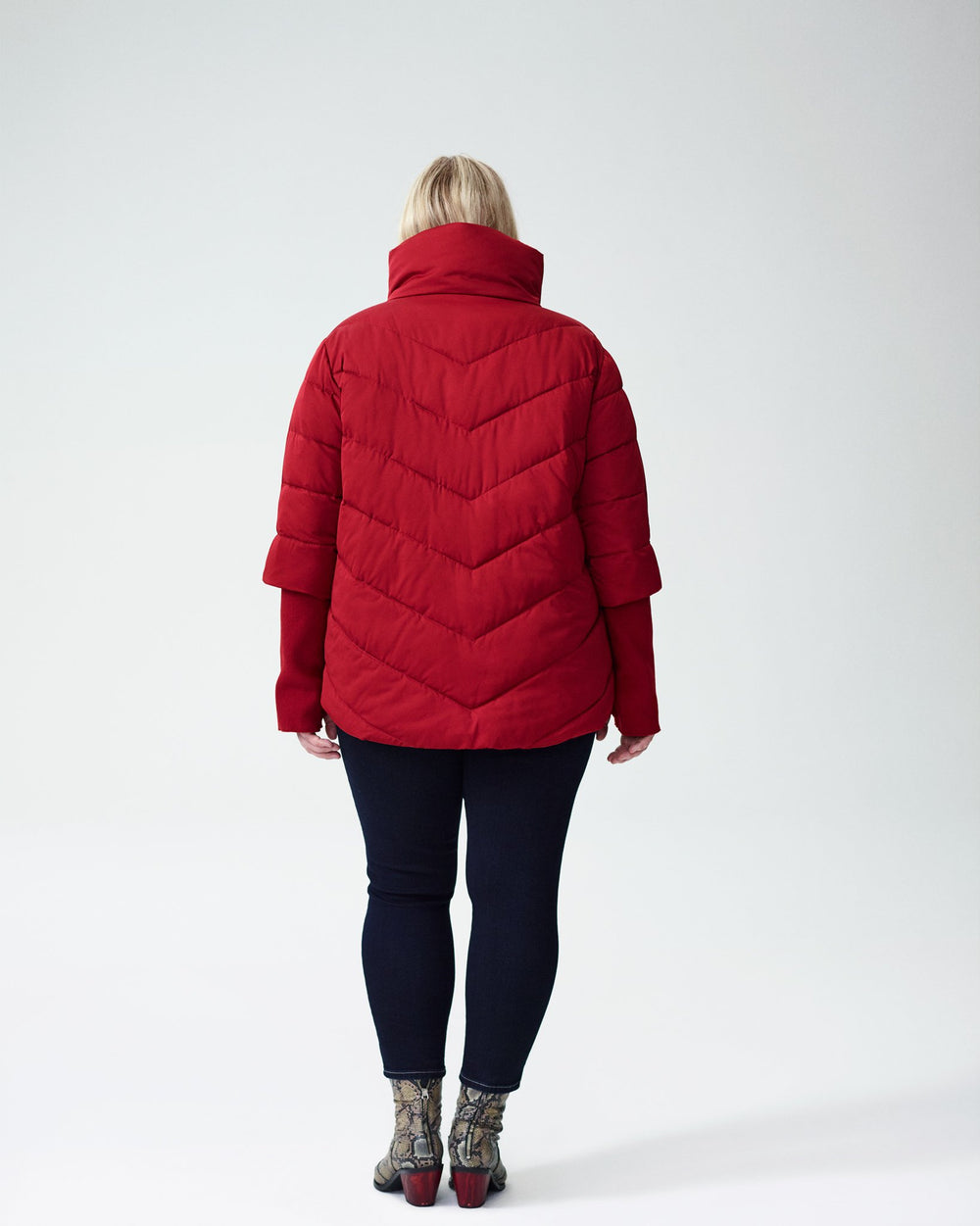 Tinos Short Puffer Jacket - Sienna