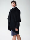 Talfer Cocoon Coat - Black Image Thumbnmail #2