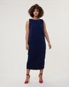 Tenna Washed Jersey Maxi Dress - Evening Blue