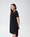 Tesino Washed Jersey Dress - Black