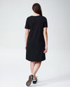 Tesino Washed Jersey Dress - Black