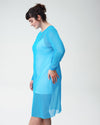 Thames Fog Dress - Azure
